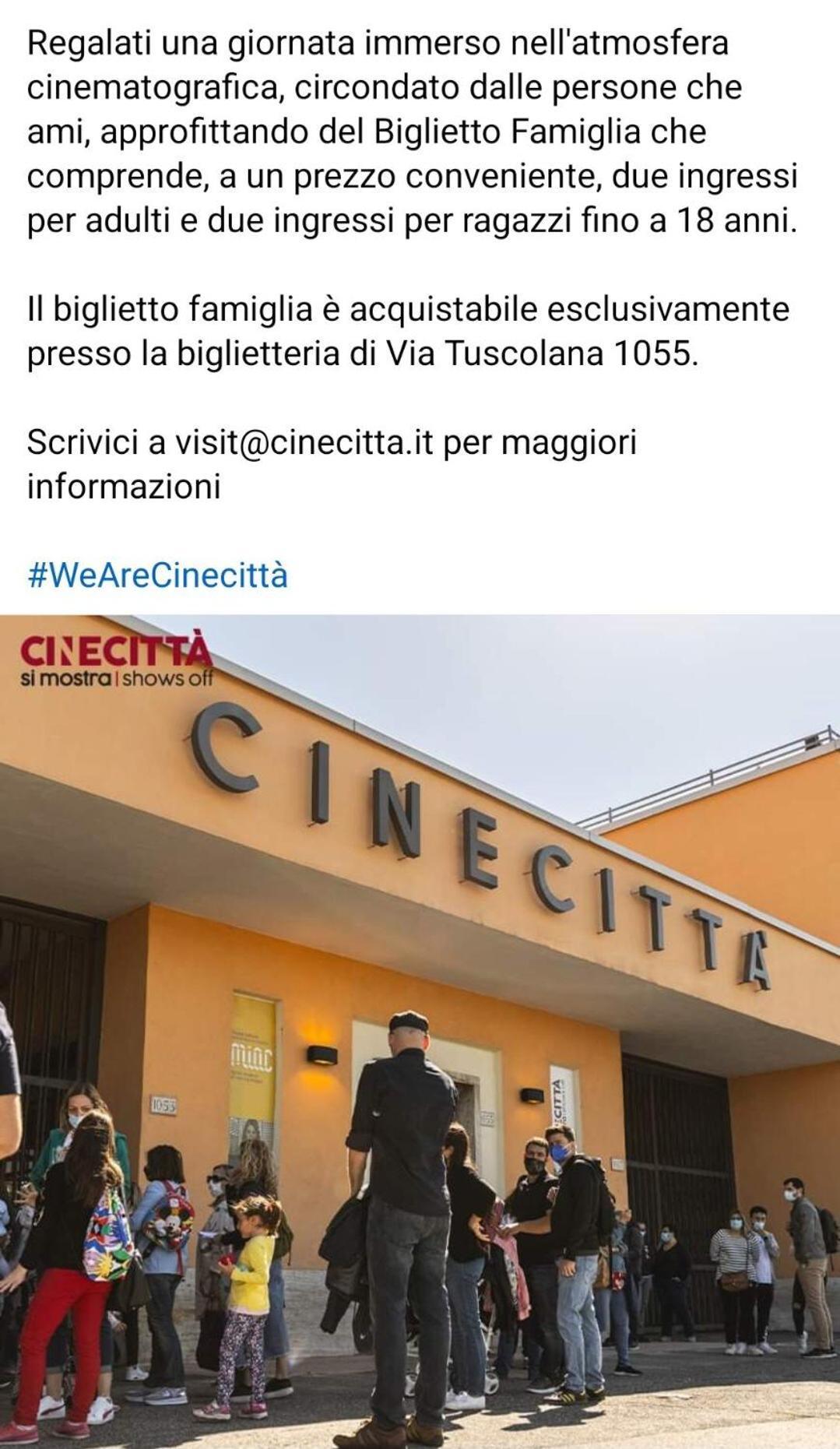 Tourist Rome, Cinecitta * Rome